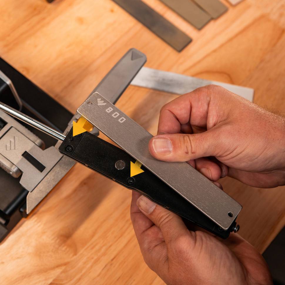 Точилка механическая WORK SHARP Professional Precision Adjust Elite Knife Sharpener (WSBCHPAJ-PRO-ELT-I) Размеры 495 x 390 x 330