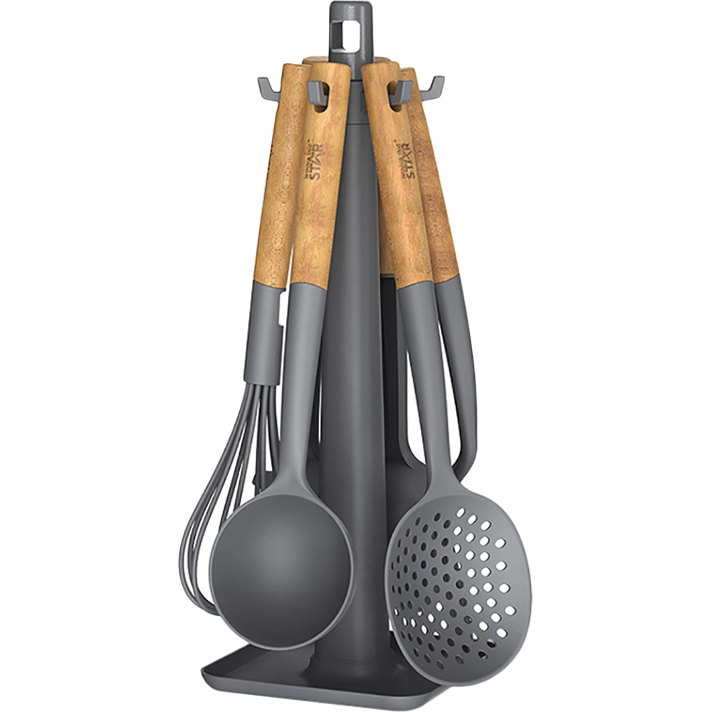 Набір кухонні аксесуари WINNINGSTAR ST-7507 Gray 6 предметів (WNNGS-ST-7507-GR)