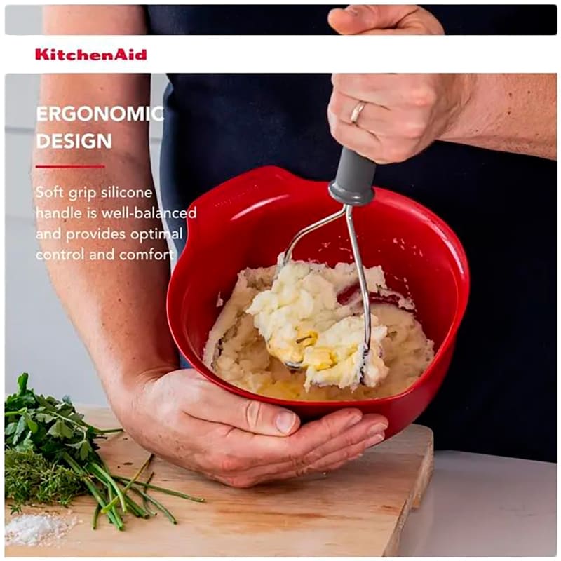 В интернет магазине Толкушка KITCHENAID Classic 25,5 см Grey (KHA008OHCHGG)