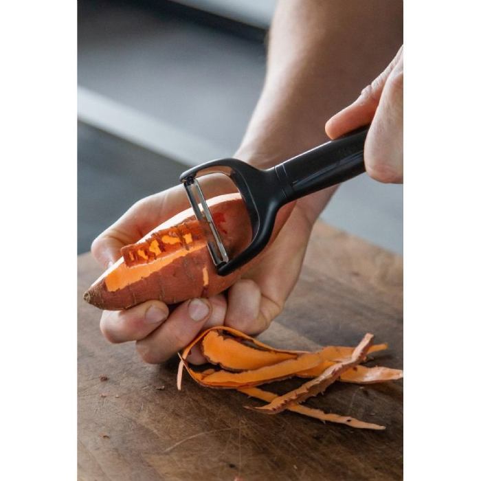 Фото 4 Овощечистка KITCHENAID Classic 17,5 см Black (KHH145OHOBEG)