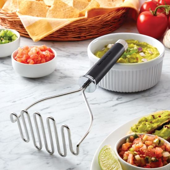 Толкушка KITCHENAID Classic 26 см Black (KHH008OHOBEG) Размеры 260