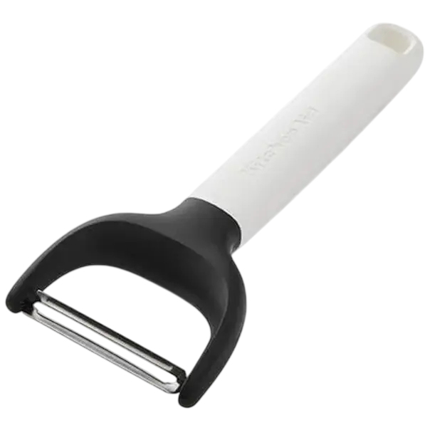 Овощечистка KITCHENAID Classic 18 см white (KHA145OHPNG) Материал рабочей части нержавеющая сталь