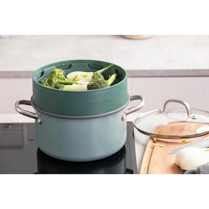 В Україні Вставка-пароварка GREEN PAN Steam 24 см Green (CC006629-001)