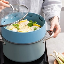 Вставка-пароварка GREEN PAN Steam 24 см Blue (CC006630-001)