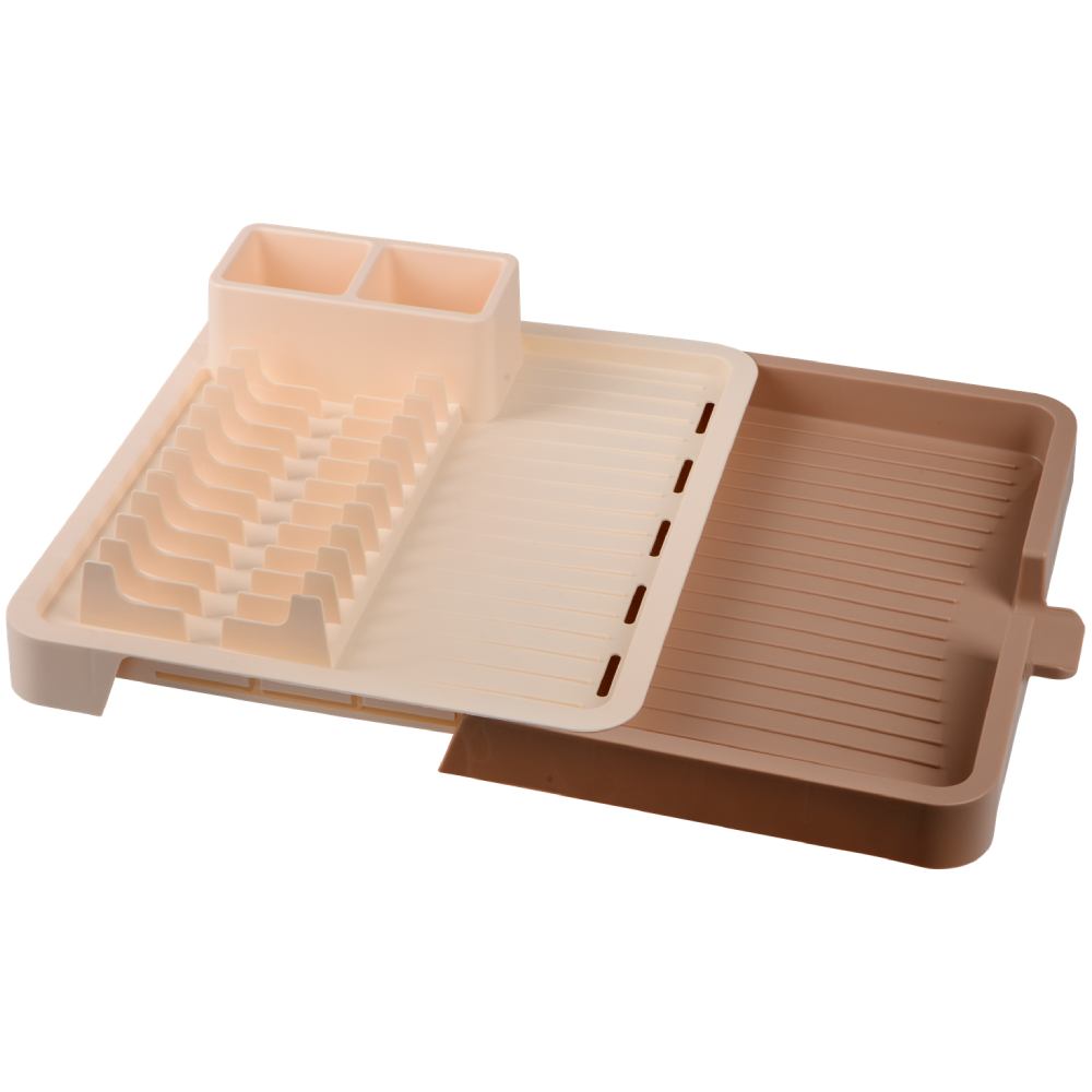 Сушіння для посуду VIOLET HOUSE 0697 Beige Розміри розсувна конструкція дозволяє регулювати розмір: у складеному вигляді займає 320, у розкладеному - до 520