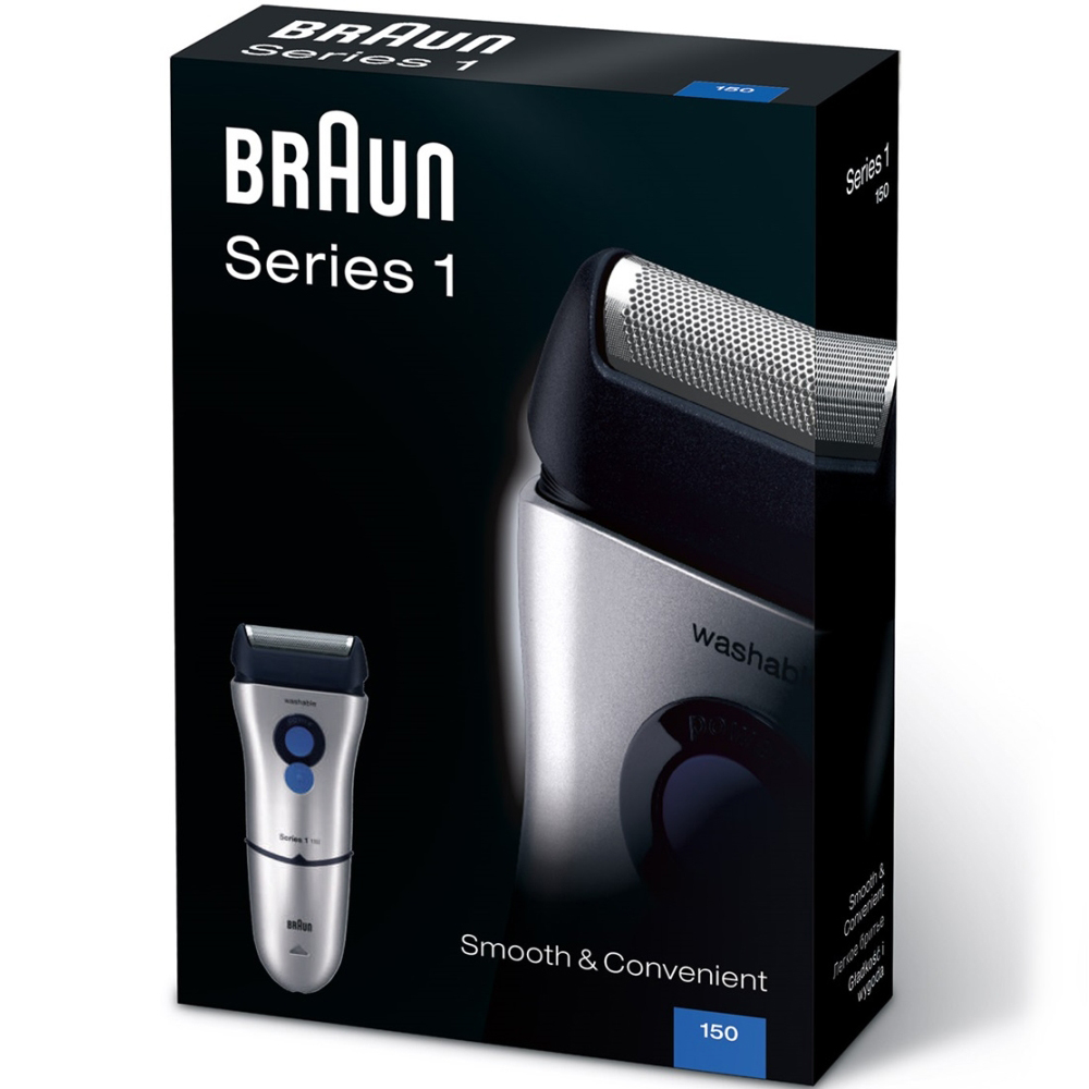 Електробритва BRAUN Series 1 150 Кількість головок/сіток 1