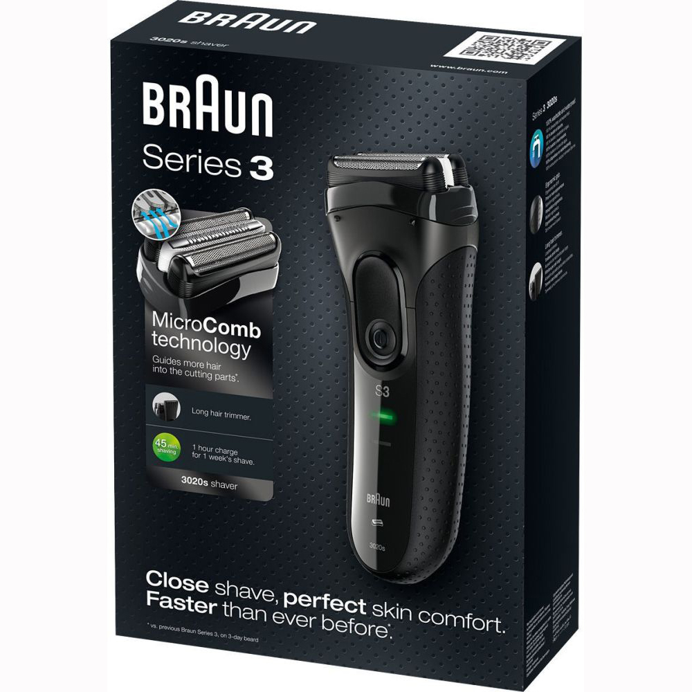 Електробритва BRAUN Series 3020 Кількість головок/сіток 3