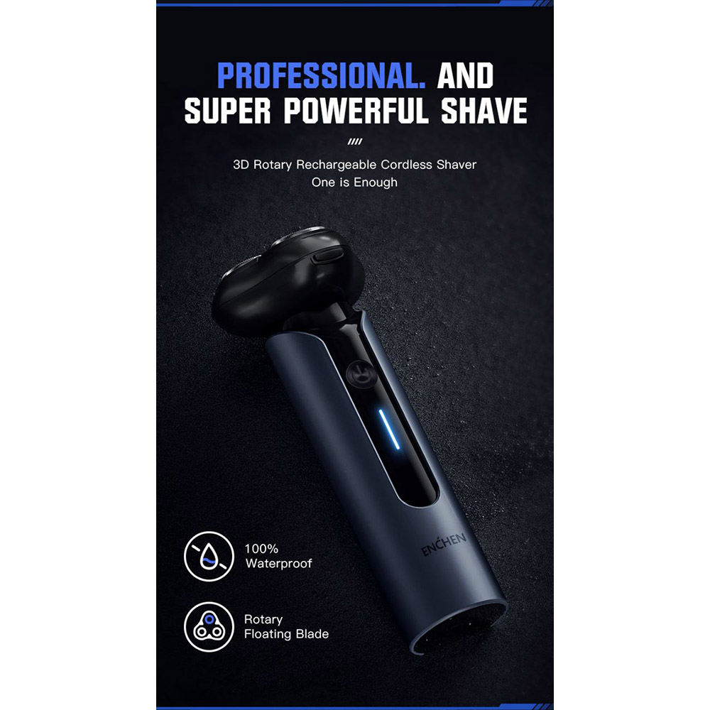 Зовнішній вигляд Електробритва ENCHEN Xiaomi Blackstone 9 Shaver (ench-bl9)