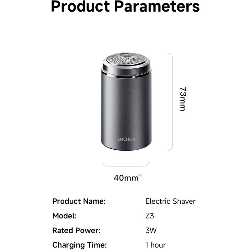 Зовнішній вигляд Електробритва ENCHEN Z3