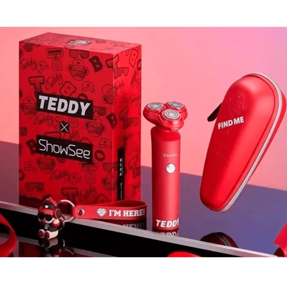 Электробритва SHOWSEE F1-R TEDDY (SS-F1Red) Система бритья роторная