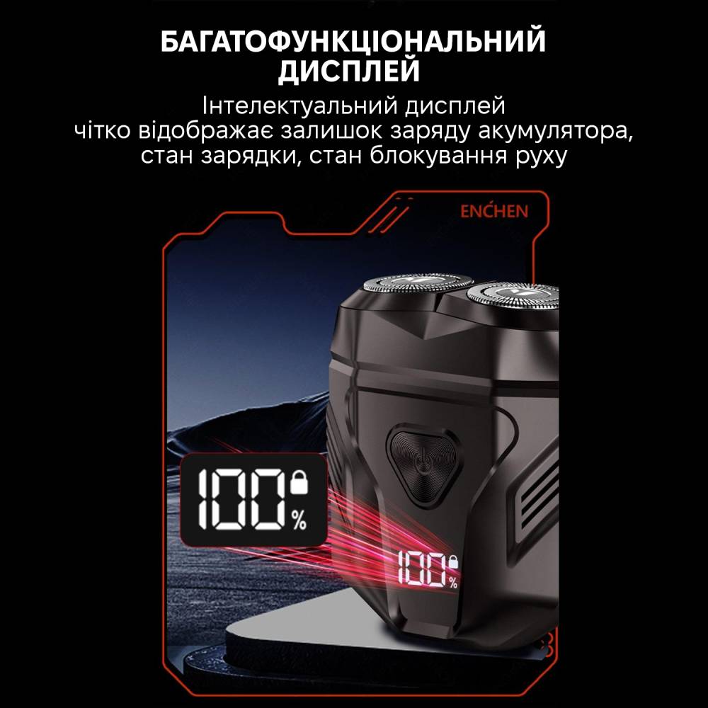 Електробритва ENCHEN Enchen Mini X Особливості дорожне блокування