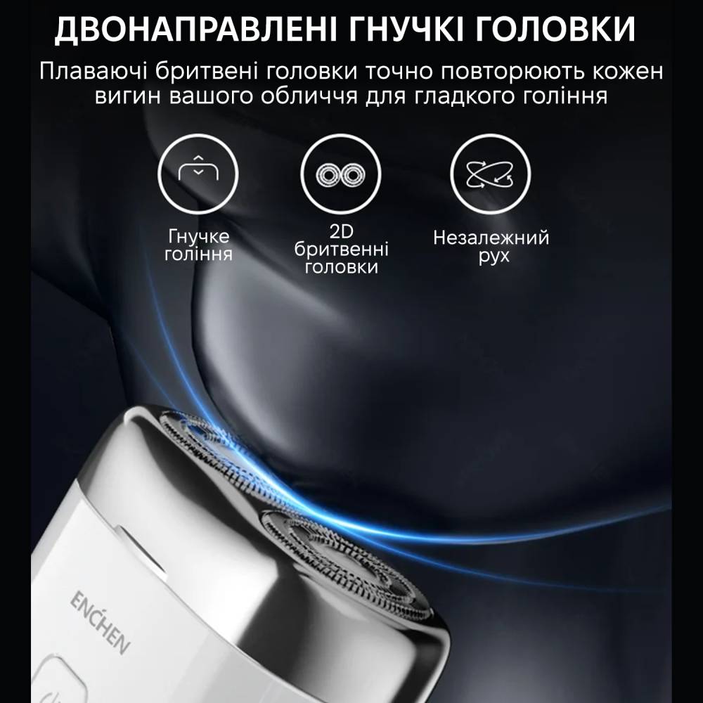 Электробритва ENCHEN Enchen Mini Pro Количество головок/сеток 2