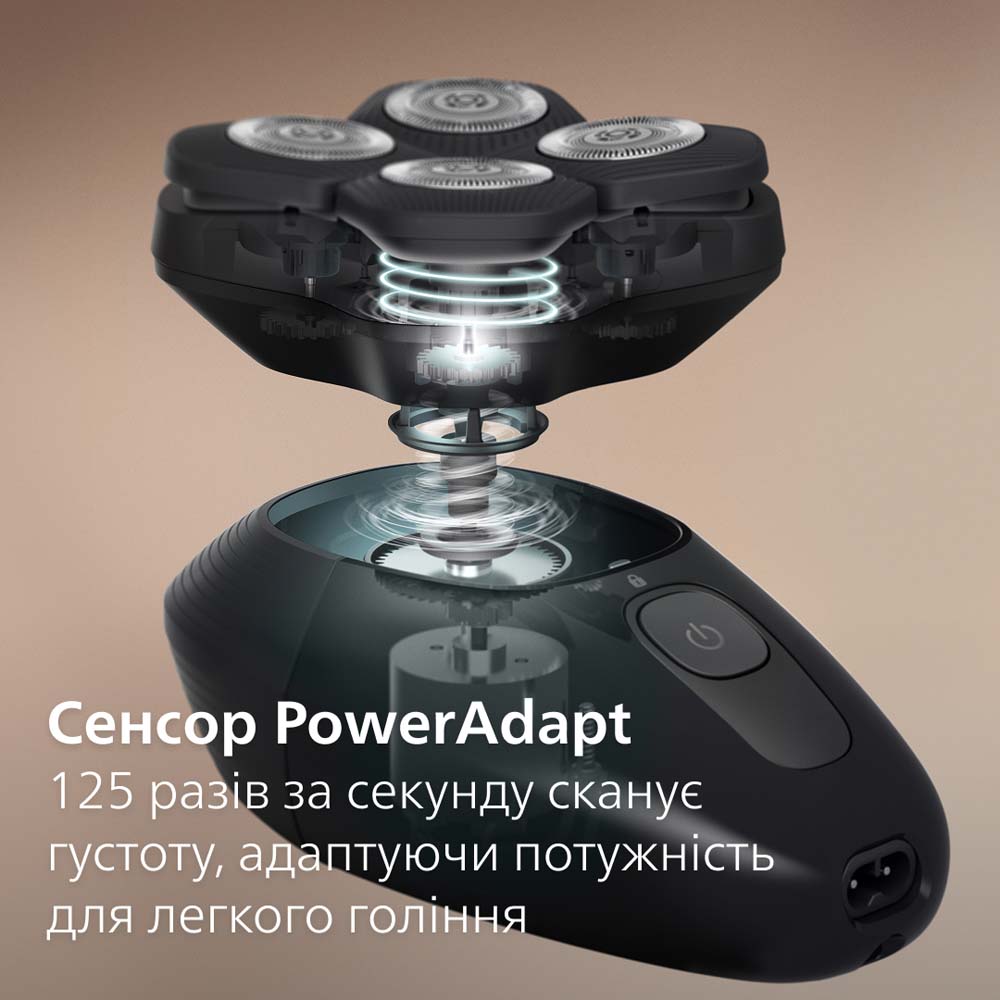 Электробритва для головы PHILIPS HS7980/15 Pro серии 7000 Количество головок/сеток 4