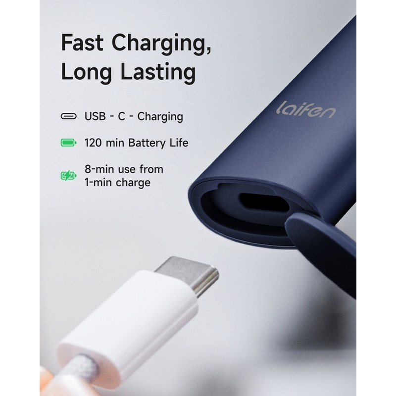 Електробритва Laifen T1 Pro Dark Blue Кількість головок/сіток 1