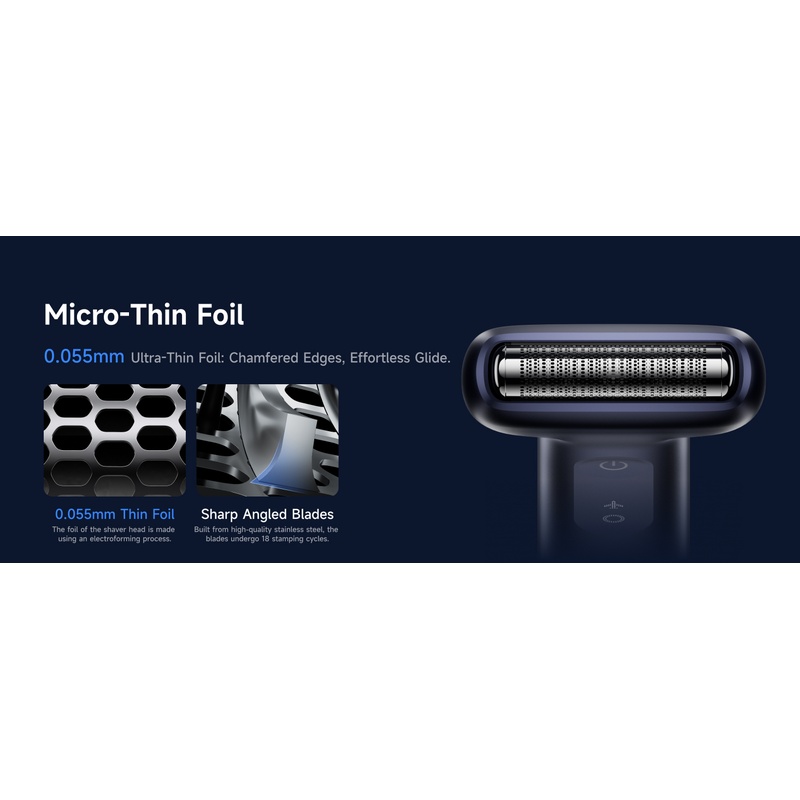 У Фокстрот Електробритва Laifen T1 Pro Dark Blue