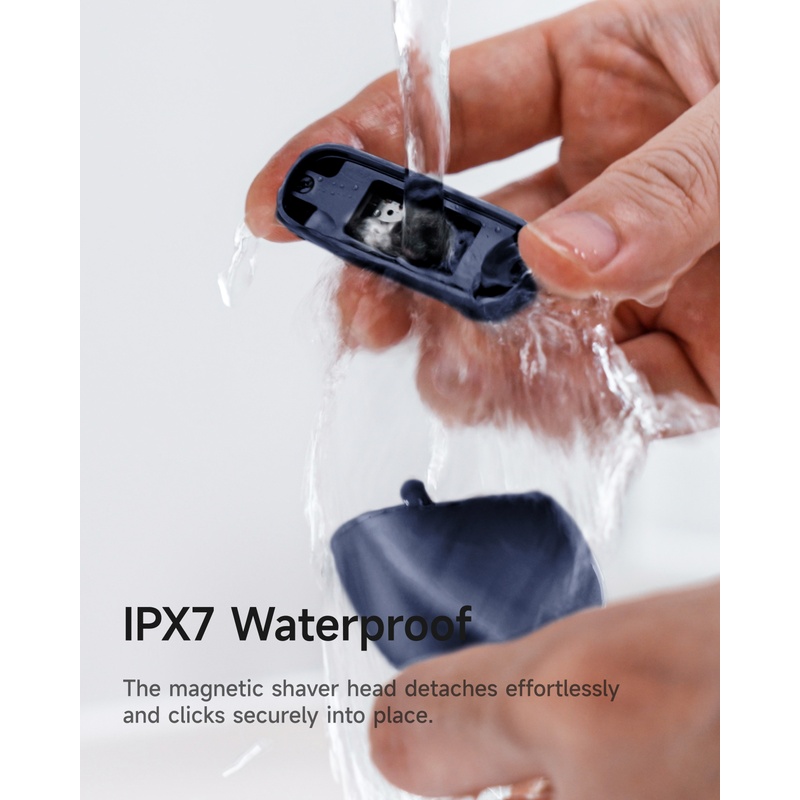 Зовнішній вигляд Електробритва Laifen T1 Pro Dark Blue