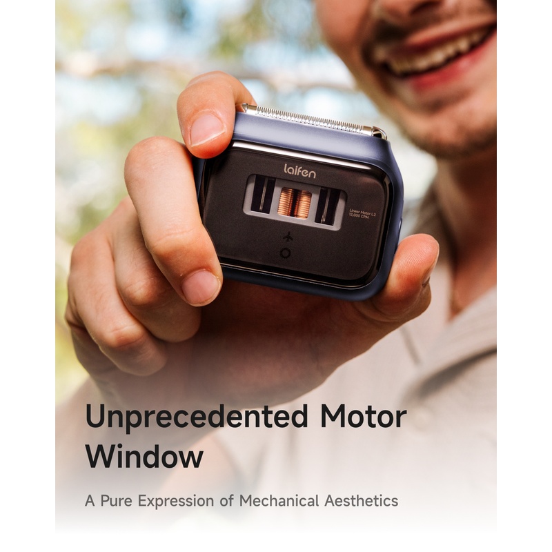 Електробритва Laifen P3 Pro Dark Blue Система гоління сіткова