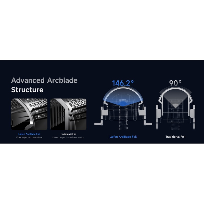 У Фокстрот Електробритва Laifen P3 Pro Dark Blue