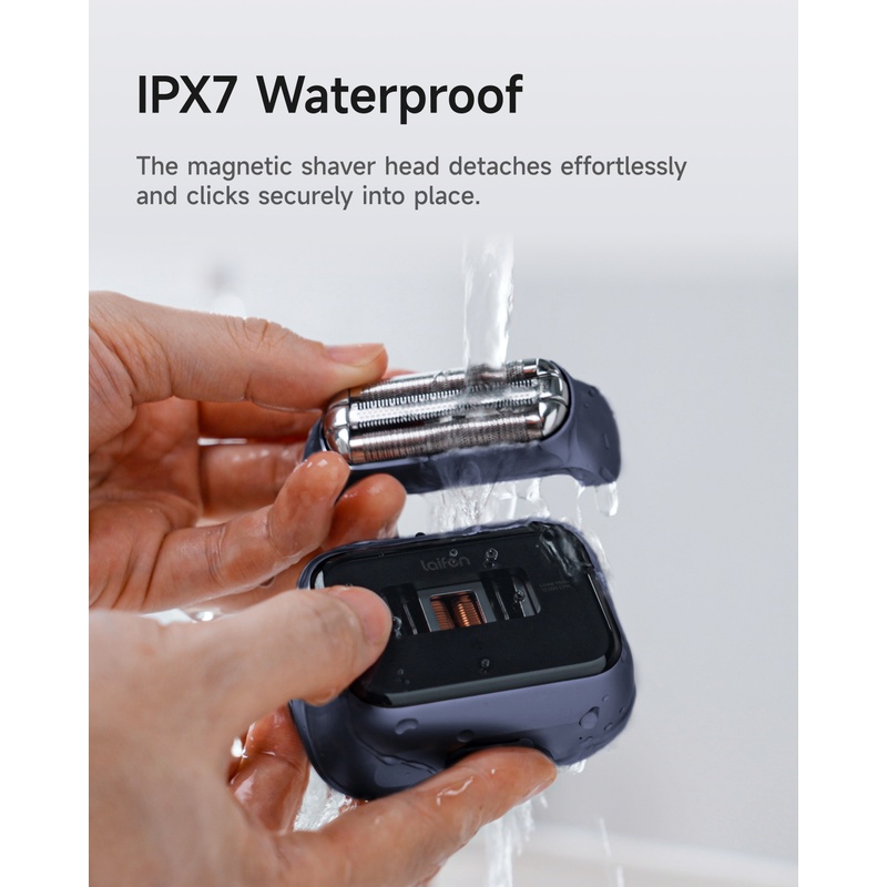 Електробритва Laifen P3 Pro Dark Blue Кількість головок/сіток 1