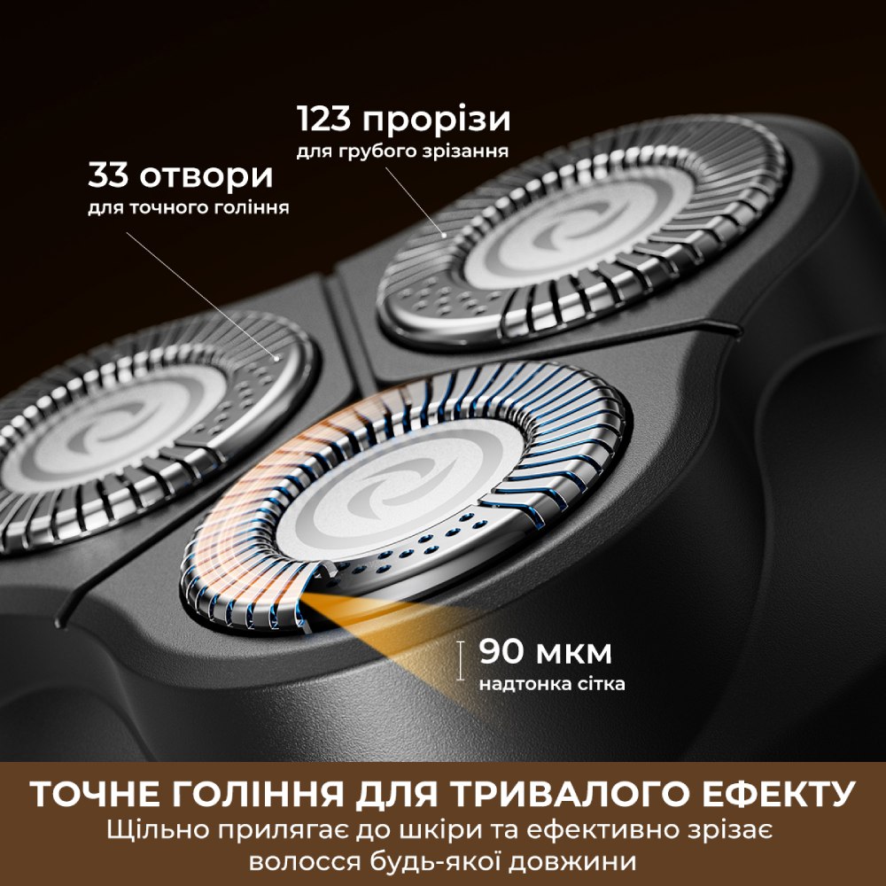 Електробритва DREAME S7 (AS01A) Спосіб гоління сухе та вологе