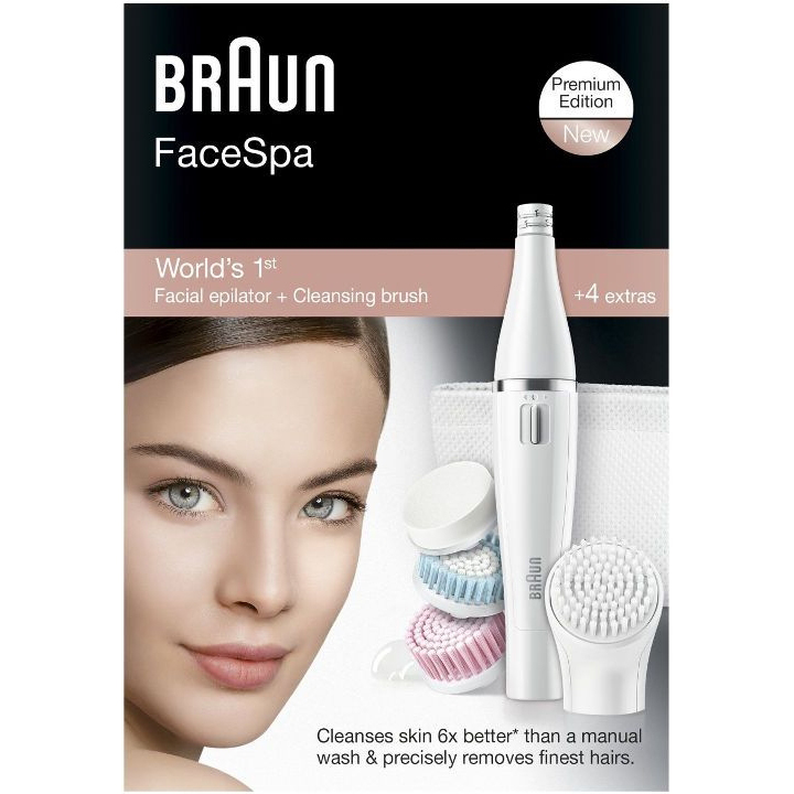 Епілятор BRAUN FaceSpa SE851 Кількість швидкостей/режимів 1