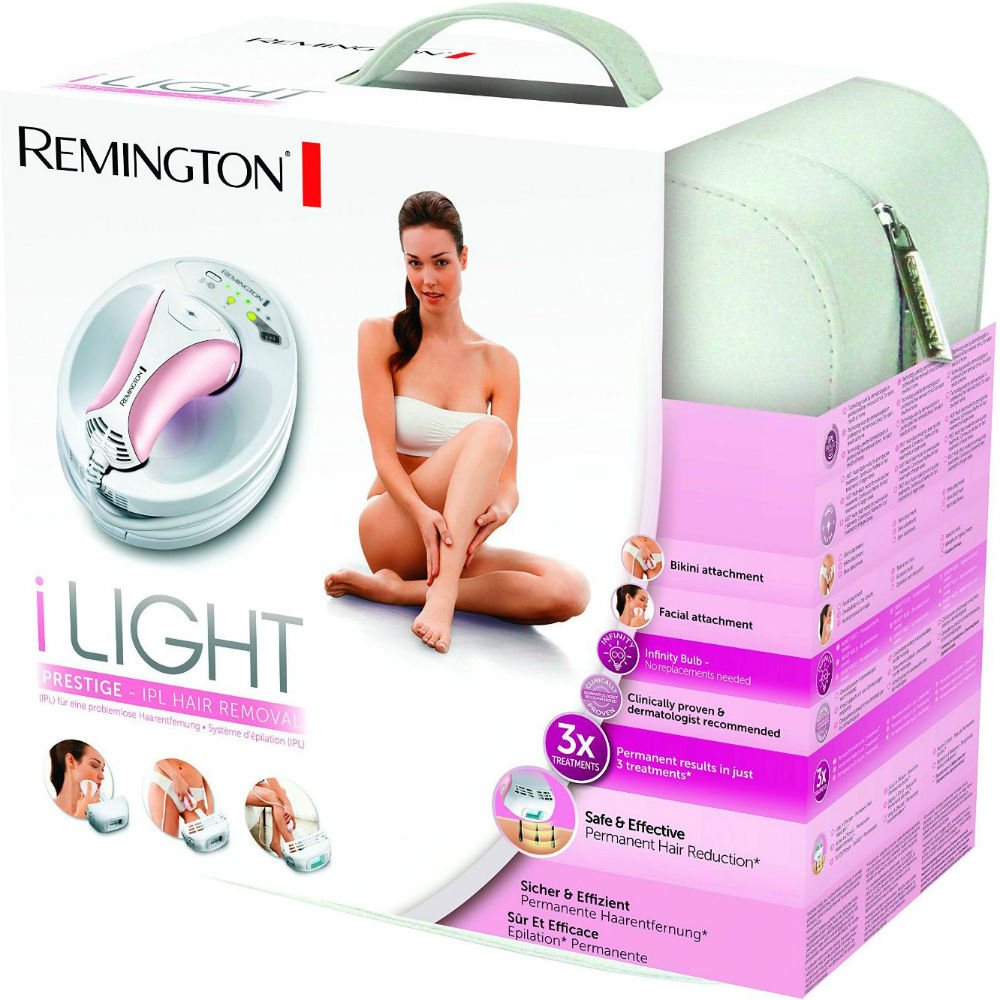 Фотоэпилятор REMINGTON i-LIGHT Prestige IPL6750 Количество дополнительных насадок в комплекте 3