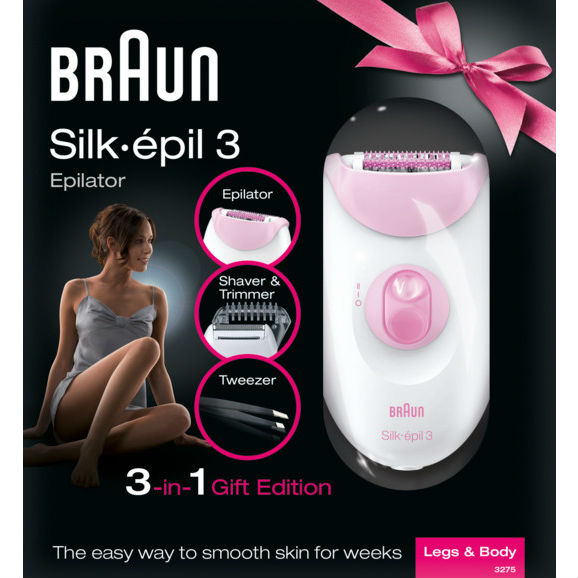 Эпилятор BRAUN Silk epil 3275 Способ эпиляции сухая