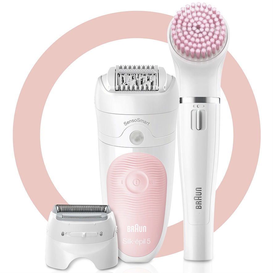 Эпилятор BRAUN Silk-epil 5 Beauty Set SES 5-895 Способ эпиляции сухая и влажная