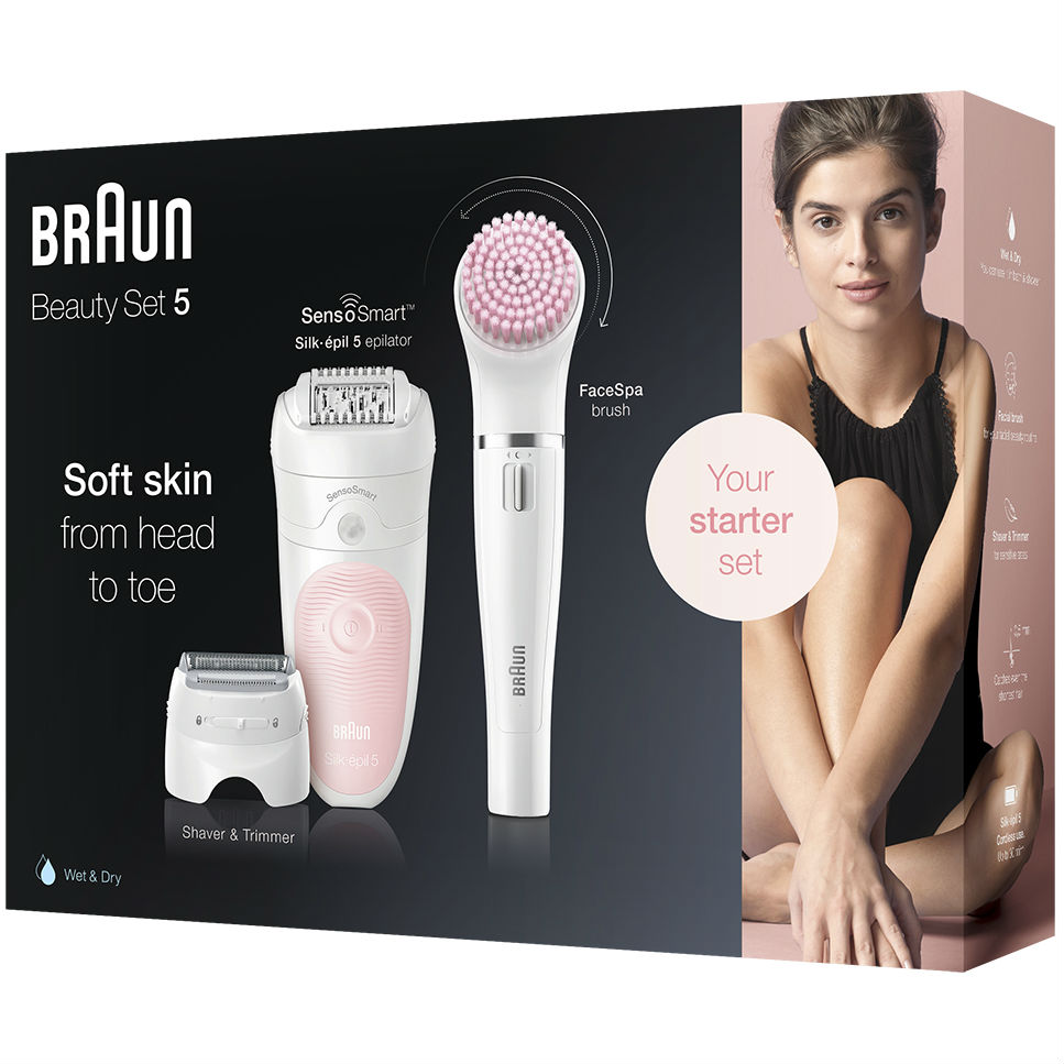 Епілятор BRAUN Silk-epil 5 Beauty Set SES 5-895 Кількість швидкостей/режимів 2