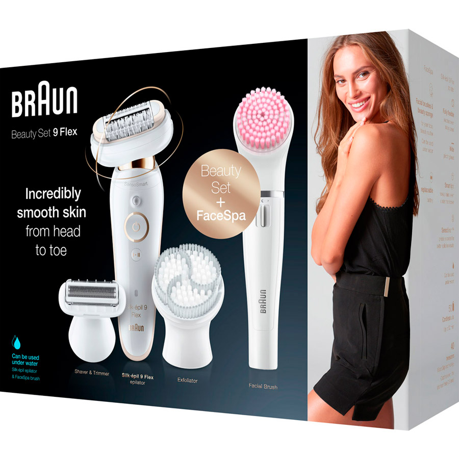 Епілятор BRAUN Silk epil 9 SES 9100 3D Спосіб епіляції суха та волога