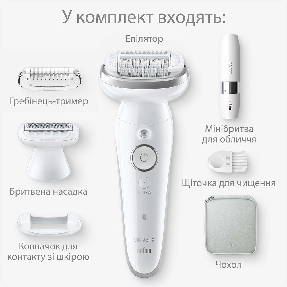 Заказать Эпилятор Braun Silk-epil 9 SES 9-341 + Триммер для тела