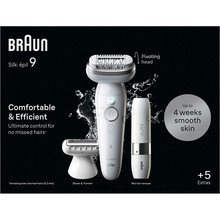 Эпилятор Braun Silk-epil 9 SES 9-341 + Триммер для тела