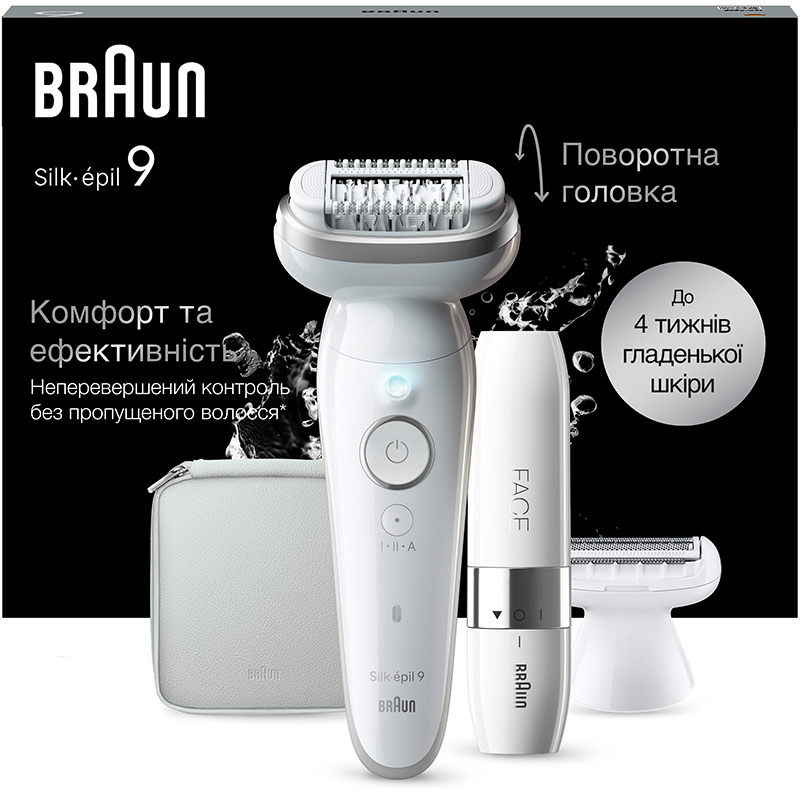 Зовнішній вигляд Епілятор Braun Silk_epil 9 SES 9-341