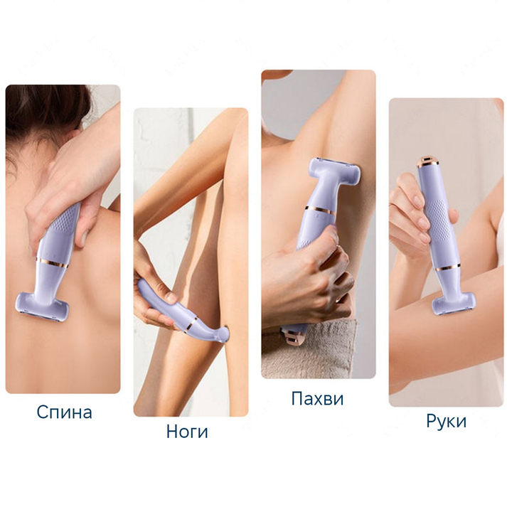 Эпилятор ENCHEN A1 lilac Эпиляционная головка пинцеты