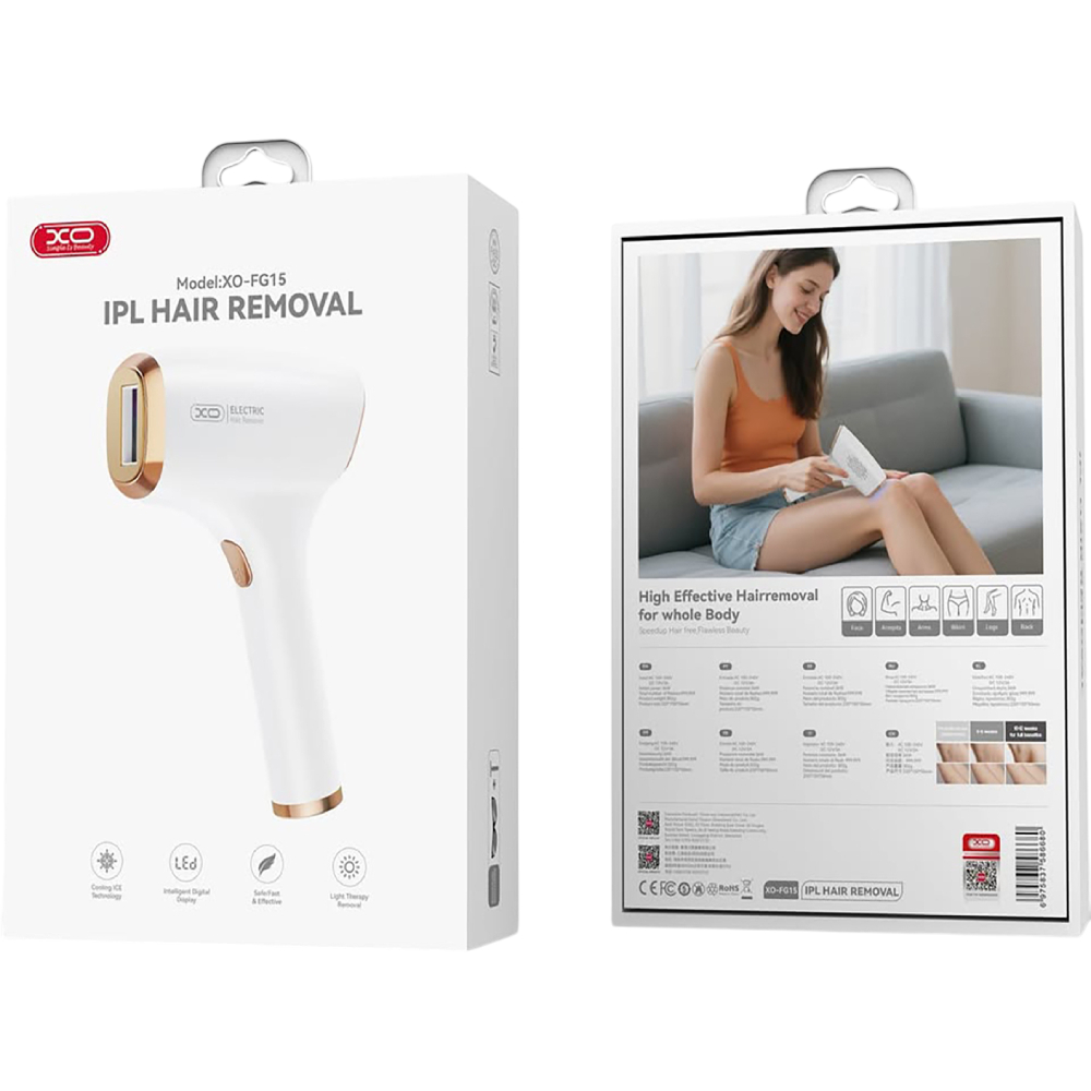 Фотоепілятор XO FG15 White Тип фотоепілятор