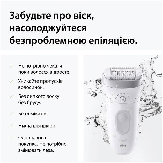 Внешний вид Эпилятор BRAUN Silk-epil 7 SE 7-000 (80854902)