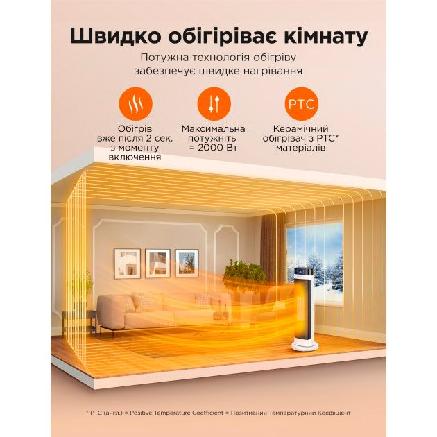 Покупка Тепловентилятор TAOTRONICS TT-HE018 White