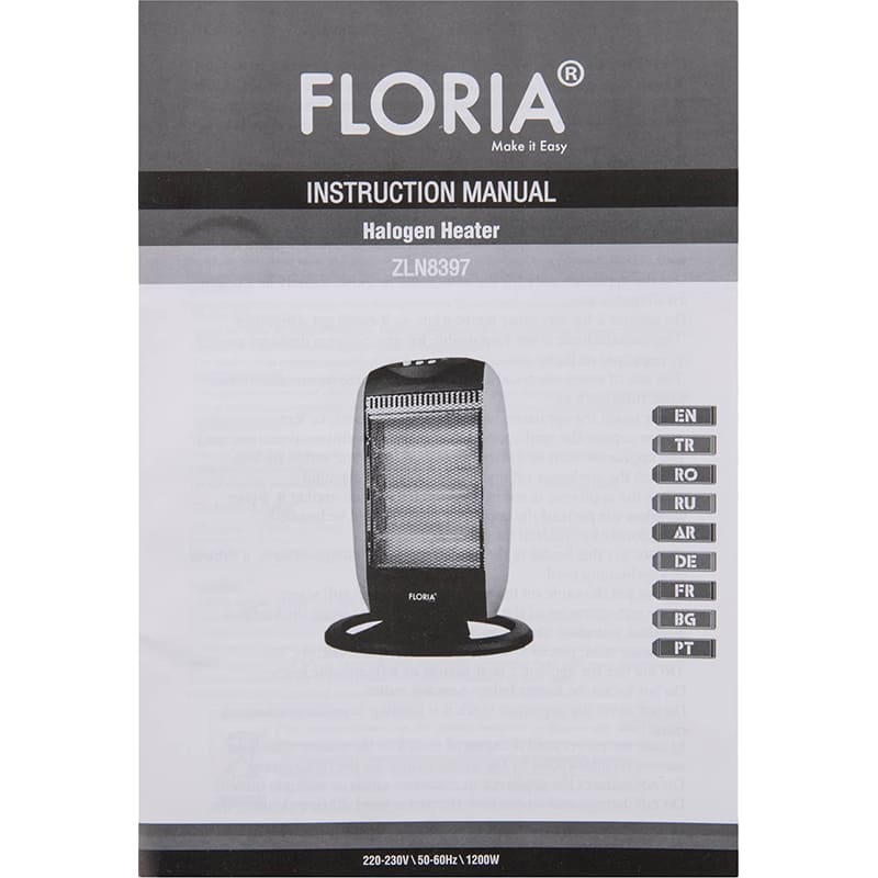 У Фокстрот Інфрачервоний обігрівач FLORIA ZLN8397