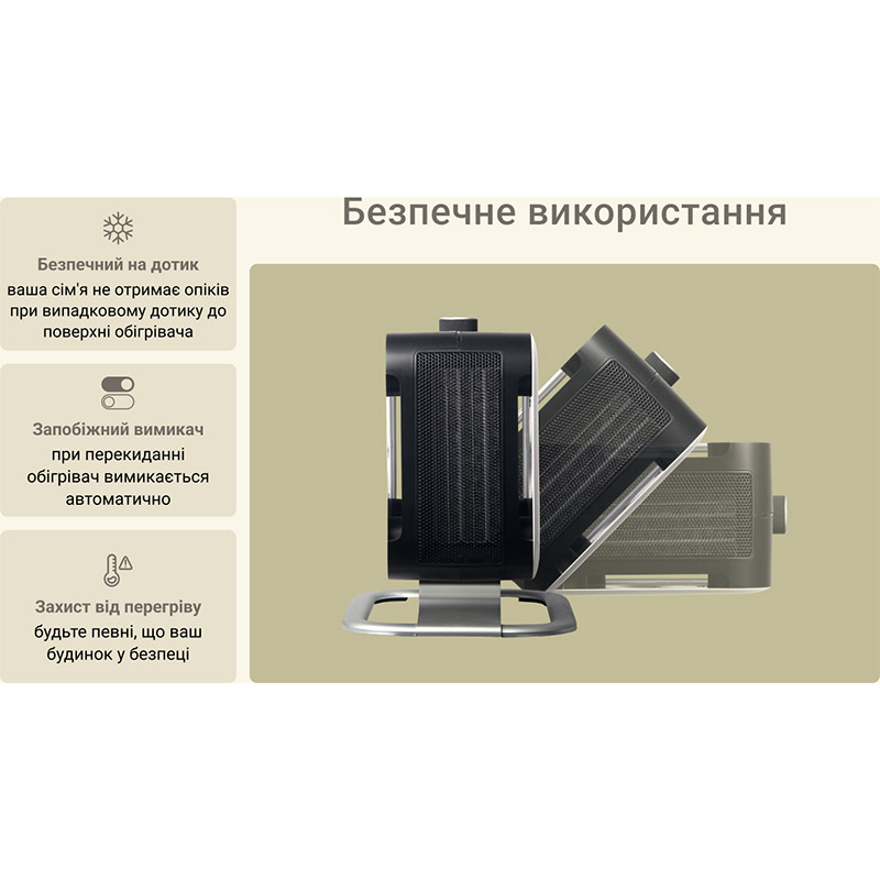 Фото Тепловентилятор MILL 1800W (CUS1800MECWA)