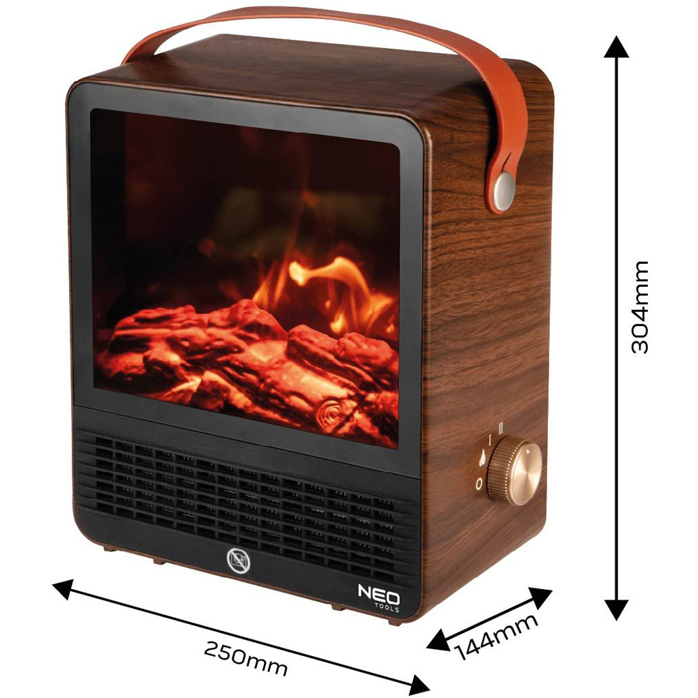 Внешний вид Электрический камин NEO TOOLS 90-156 850/1500Вт