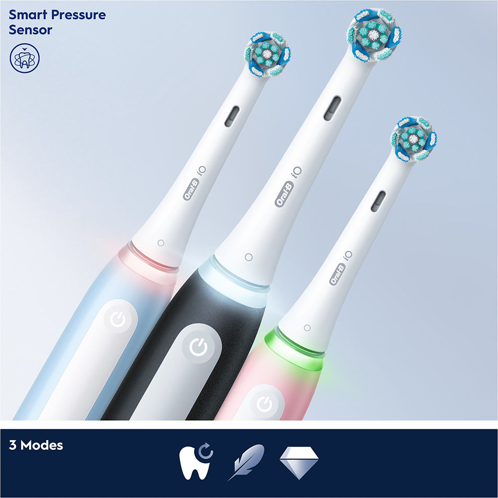 Набір електричних зубних щіток ORAL-B 31772 iO Series 3 2 шт Black + Blue Тип голівки з'ємна