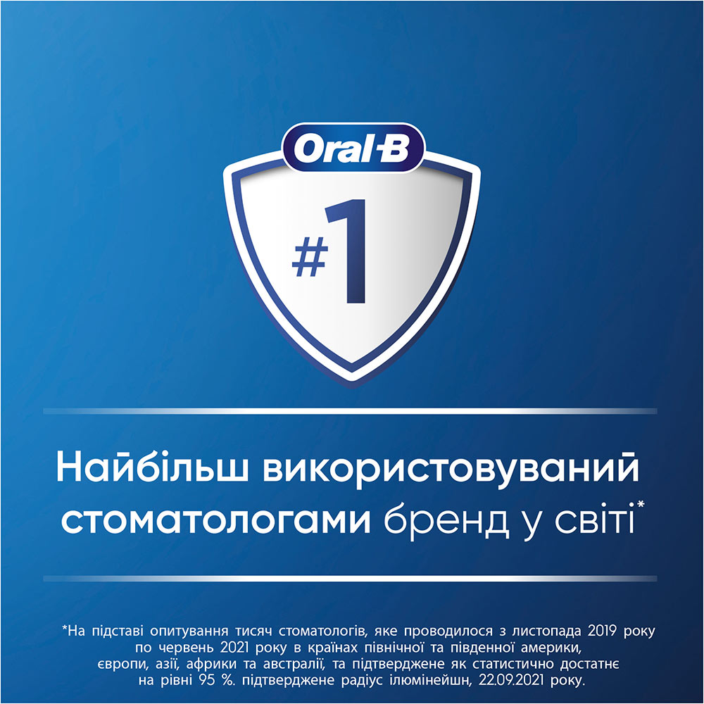 Набір електричних зубних щіток ORAL-B 31772 iO Series 3 2 шт Black + Blue Дизайн для дорослих