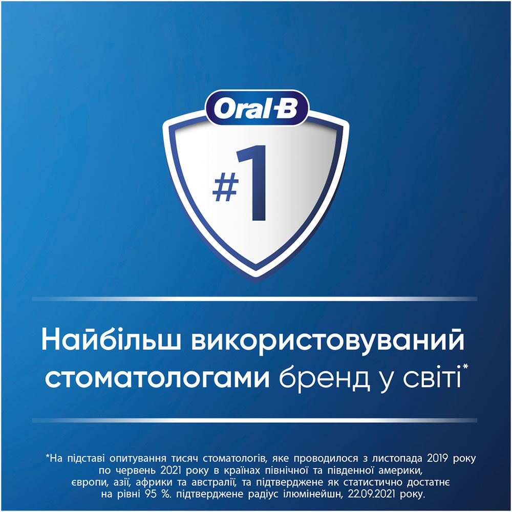 Зовнішній вигляд Електрична зубна щітка ORAL-B 14316 Braun Pro Series 1 Black
