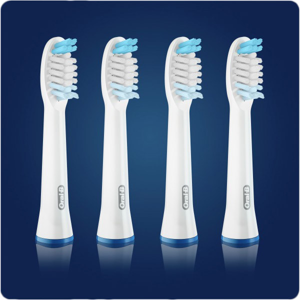 Набір насадок ORAL-B 99851 Pulsonic Clean 4 шт Тип голівки з'ємна