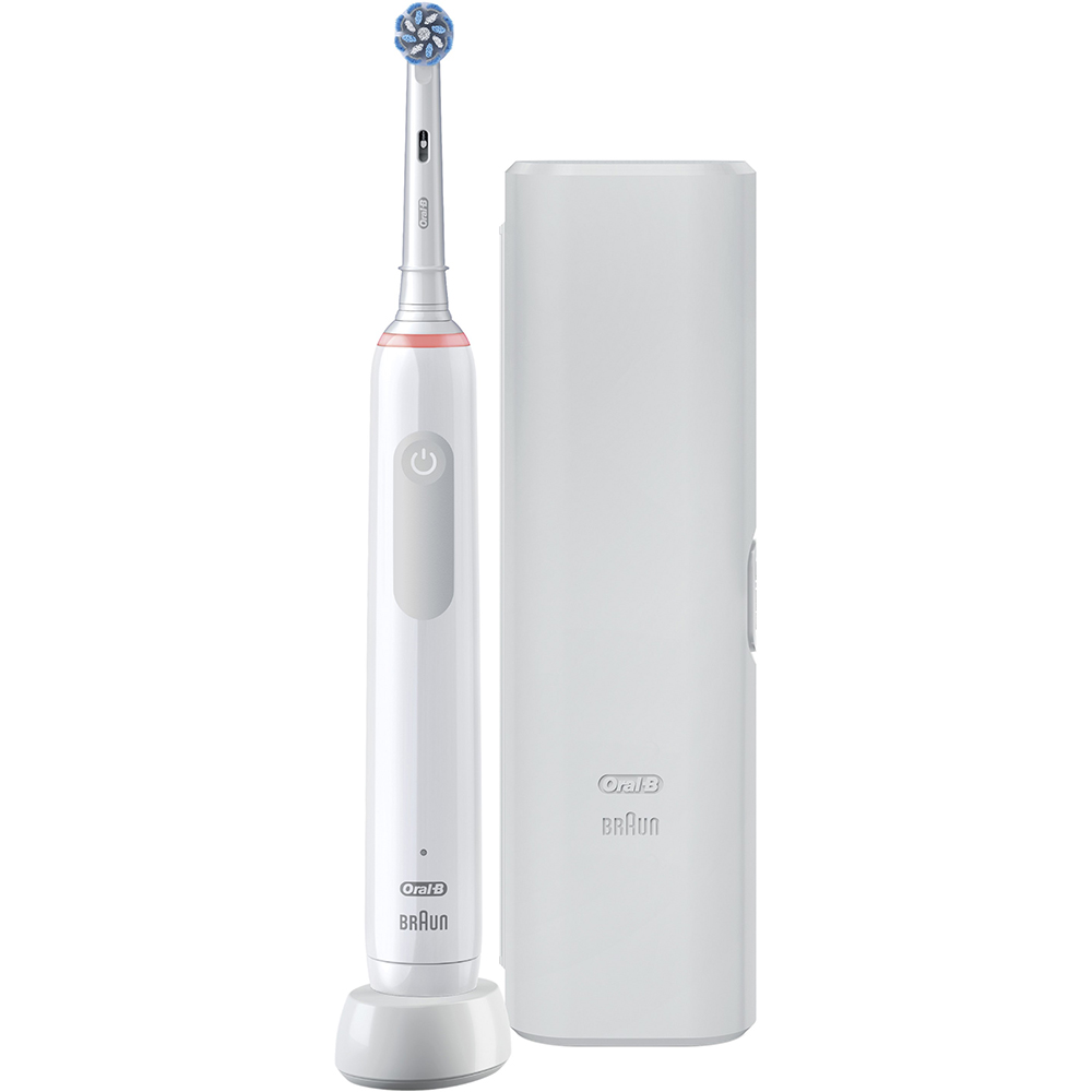 Електрична зубна щітка ORAL-B Pro 3 3500 D505.513.3X Sensitive Clean White + Футляр (741663) Тип дорожній футляр