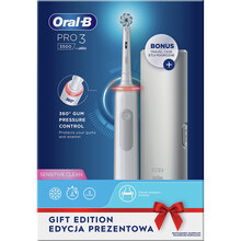 Електрична зубна щітка ORAL-B Pro 3 3500 D505.513.3X Sensitive Clean White + Футляр (741663)