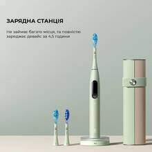 Зубна щітка OCLEAN X Ultra Set Electric Toothbrush Green (6970810553505)