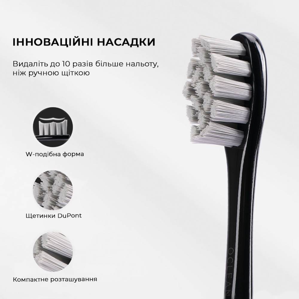 Зовнішній вигляд Зубна щітка OCLEAN Endurance Eco Electric Toothbrush Black (6970810553321)