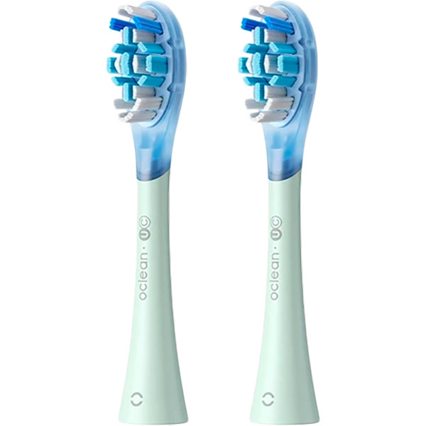 Набір змінних насадок OCLEAN Ultra Gum Care Brush Head 2psc UG01 G02 Green (6970810553536)