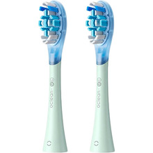 Набор сменных насадок OCLEAN Ultra Gum Care Brush Head 2psc UG01 G02 Green (6970810553536)